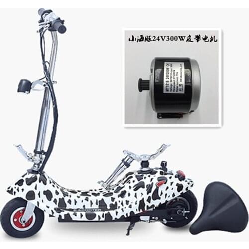 Electric Scooter 24V 300W Brush Toothed Motor Motor Mini Electric Vehicle Synchronous Belt Motor