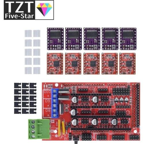 RAMPS 1.4 3D printer kit control panel printer Control With 5Pcs A4988 Or DRV8825 Driver module for 3D Printer