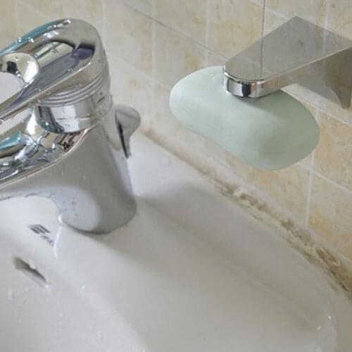 Magnetic Soap Holder Soap in The Air Silver Magnetic Wall Adhesive Mounted Hanging Bar Soap Holder Saver for Bathroom Kitchen