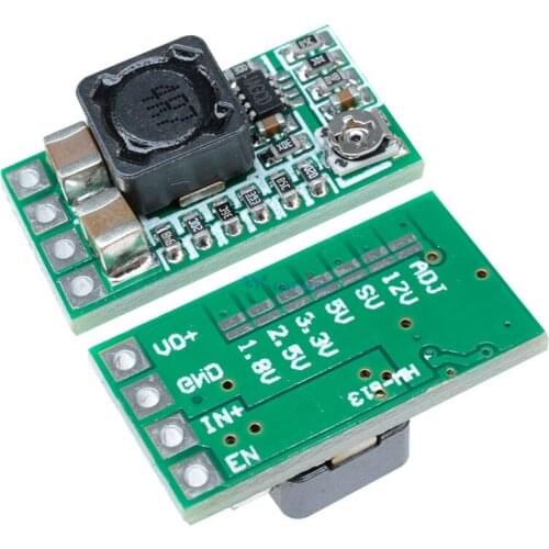 Mini DC-DC 12-24V To 5V 3A Step Down Power Supply Module Voltage Buck Converter Adjustable Efficiency 97.5% 1.8V 3.3V 5V 9V 12V