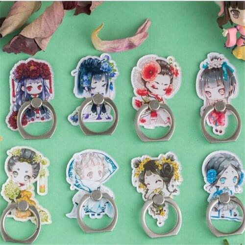Cartoon Antiquity Cartoon Cute Girls Finger Ring Smartphone Stand Holder Mobile Phone Holder For iPhone Samsung Huawei All Phone
