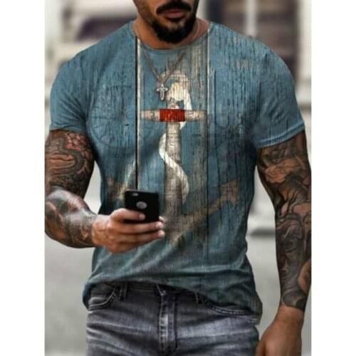 Men Casual Earth Pattern T-shirt Fashion Breathable Streetwear Trendy Creative Style Best Selling Shirt 2021 Casual Short Sleeve