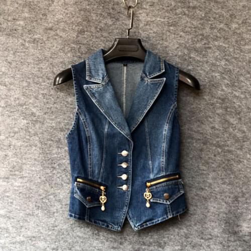Женские джинсовые жилеты MVJT DAIR China At AliExpress