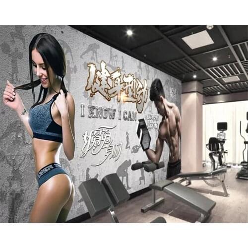 Custom wallpaper 3d mural retro vintage style gym tooling living room restaurant wall paper home decor papel de parede wallpaper