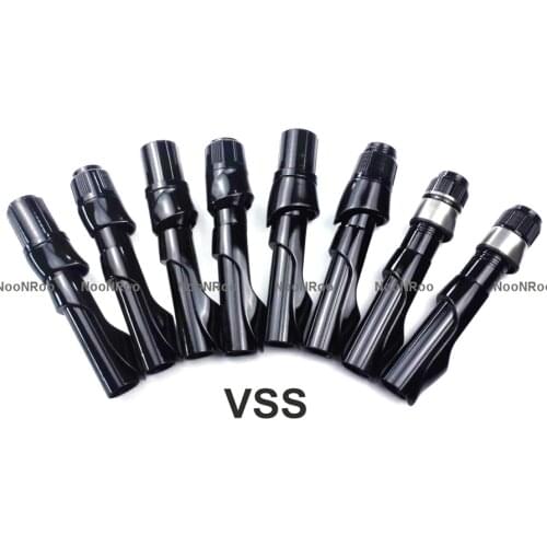 NooNRoo VSS #16 Reel Seat Bright Black Color DIY Reel Seat Repair fishing Rod Components 2PCS