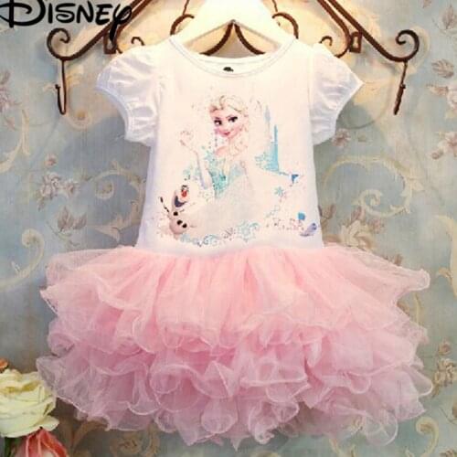 Disney Frozen Anna Elsa Dresses for Girls Children Clothes Girls Baby Costumes Kids Princess Vestidos Kids Birthday Party Dress
