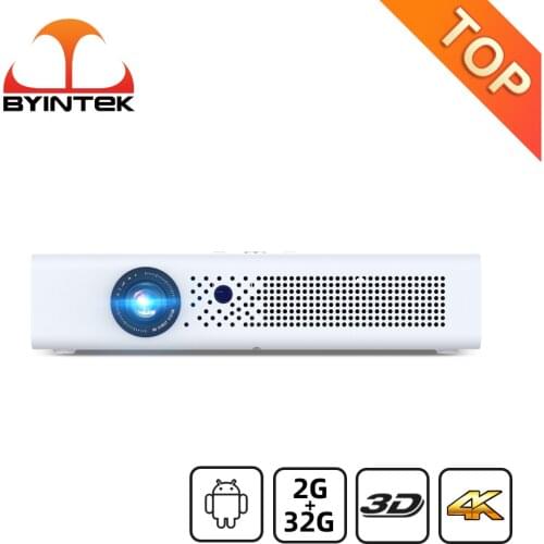 BYINTEK R19 3D Smart Wifi Android 300inch Full HD 1080P 4K Game LED DLP lAsEr Portable Mini Home Theater Projector