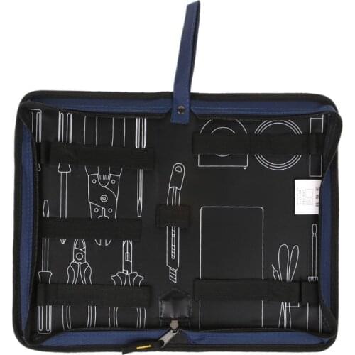 Professional Electricians Hard Plate Tool Kit Bag Storage Case Multifunctional Pocket Organizer Waterproof Oxford 3 Sizes