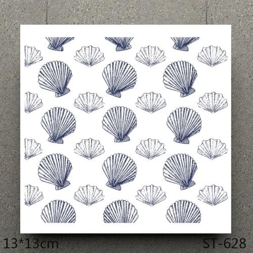AZSG shell Clear Stamps/Seals For DIY Scrapbooking/Card Making/Album Decorative Silicone Stamp Crafts