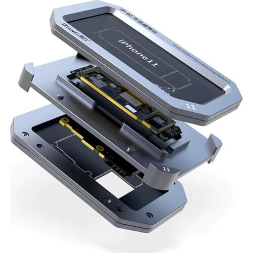 Qianli Middle Layer Reballing Platform for Phone X/XS/XS MAX/11 Motherboard BGA Reballing Fixture PCB Holder JIG board Platform