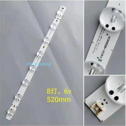 Pcs LED Backlight 8 3 leds para LG 50UK6520PSA 50UK6520 50UK6510PSF 50UK6510 50UK6500 50UK6470PLC HC500DQN-VCUR/L 50UK63/65_INX