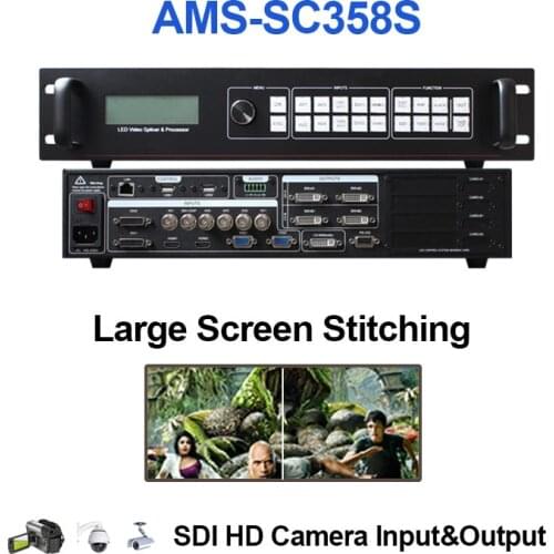 AMOOONSKY SC358 sdi led transparent video scaler FOR d’écran géant a Onbon Novastar linsn absen led display p4 p10 p3.91 p8