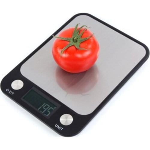 Smart Digital Kitchen Scale 5KG/1g Kitchen Electronic Scales Household Coffee Scale Stainless Steel LCD Display Postal Scales