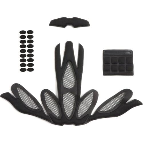 Helmet Inner Padding Net Foam Pads Kit Sealed Sponge Protective Lining Protection Liner Cushions Mats Set for Outdoor Sports