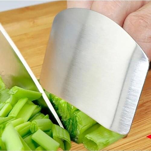 Finger Guard Finger Protectors Stainless Steel Finger Hand Cut Protect Knife Safe Use Creative Kitchen Products Gadgets Tools