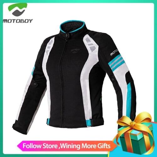 Motoboy Girl Mesh Spring Woman Motorcycle Riding Body Armor Protective Gear Motocross Protection Equipment Jacket
