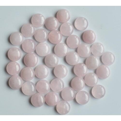 2020 fashion top quality Natural pink stone round CAB CABOCHON stone beads for jewelry Accessories 12mm wholesale 50pcs/lot free