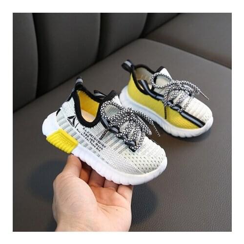 2020 Autumn Children Shoes Boys Girls Sport Shoes Breathable Infant Shoes Sneakers Soft Bottom Non-slip Casual Kids Shoes