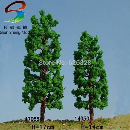 50pcs H :12cm model wire scale tree for building model layout model tree with leaf