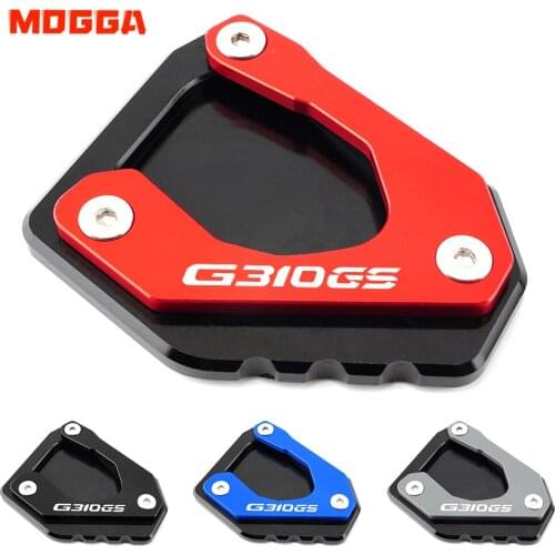 Motorcycle CNC Accessories For BMW G310GS G310 GS 2017 2018 Kickstand Foot Side Stand Extension Pad Support Plate Enlarge Stand