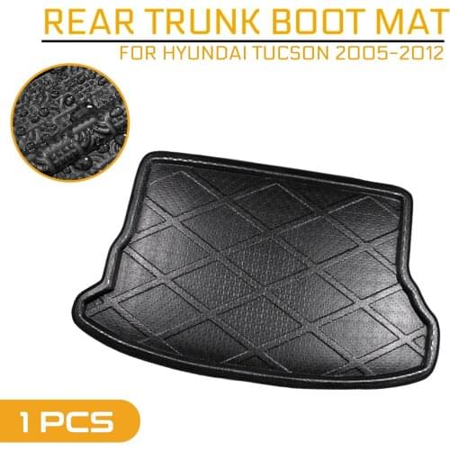 Car Carpet Rear Trunk Anti-mud Cover For Hyundai Tucson 2005 2006 2007 2008 2009-2012 Floor Mat