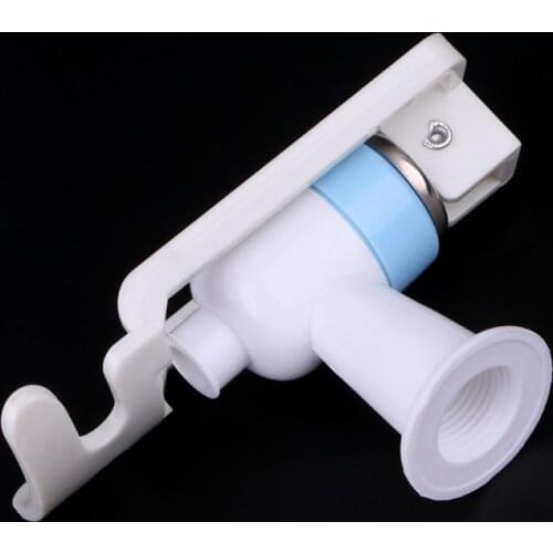 Water Dispenser Replacement Push Type White Plastic Tap Faucet 2 Pcs 95AC