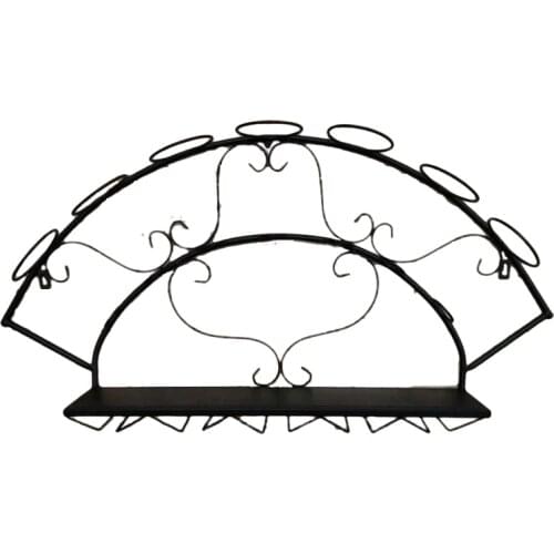 European Wrought Iron Wine Rack Wine Rack Wall Hanging Wine Cellar Shop Wall Beer Rack Home Wall Decoration Winery Wine Glass