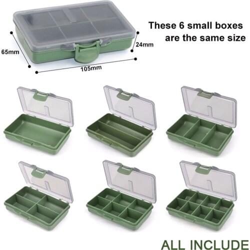 Carp Coarse Sea Fishing Tackle Box Bit Complete Box System for Hooks Swivels Beads Spinners Tackle
