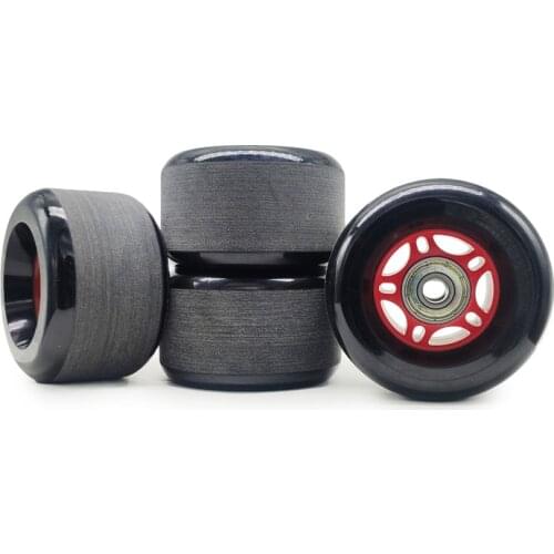 4 pcs/lot Frosted Surface Skate Board Wheel with 72mm 70mm Diameter Skateboard Rodas 82A Black Long Drift Board Accessories