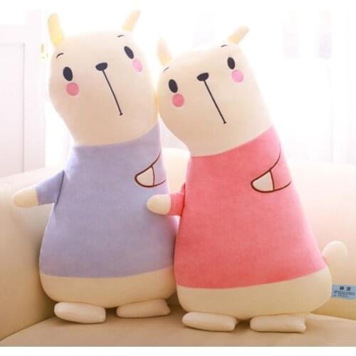 Creative Plush Animal Bear Pillow Doll Funny Sofa Office Cushion Home Decoration Toy Cartoon Bear Doll Child Doll Holiday Gift