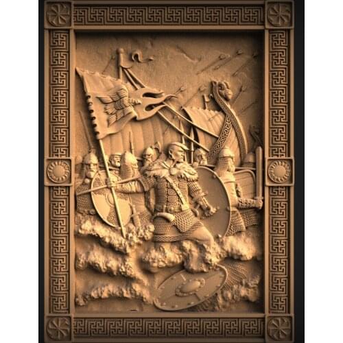 STL Model 3D Model for CNC Router 3D Printer Artcam Aspire Bas Relief STL File Format 3D Carving Home Wall Decoration