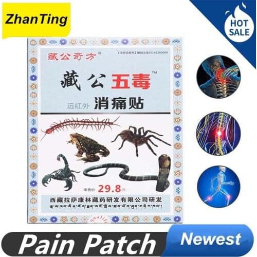 Pain Plaster Arthritis Treatment Pain Relief Killer Body Neck Muscle Knee Relaxation Chinese Herbal Medical Pain Plaster
