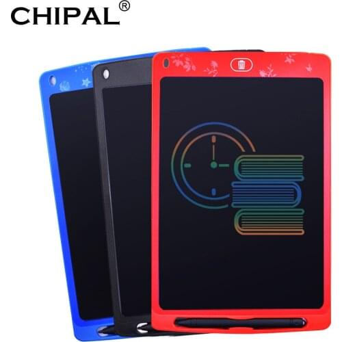 CHIPAL 10 Inch Writing Tablet Portable Colorful LCD Drawing Pad Digital Graphic Tablets Electronic Paint Board + Touch Pen Cell