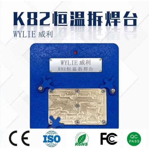 WYLIE K82 Preheater For Iphone X XS XS-MAX Motherboard Layering Upper And Lower Laminated Constant Temperature Heating Table