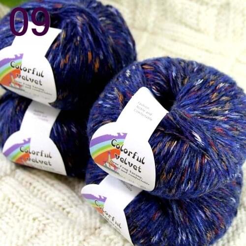 Sale 4SkeinsX50gr Luxury Soft MOHAIR Colorful Shawls Hand Knit Crochet Yarn Colorful Royal Cornflower 824-09-4