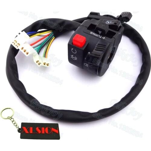 11 Wires 4 Functions ATV Handle Switch Control W Choke Lever For 50cc 110cc 125cc 150cc 200cc 250cc Dirt Pit Bike