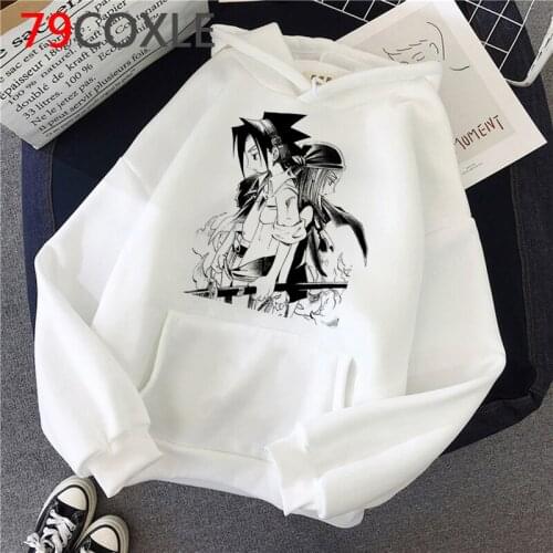 Shaman King hoodies men 2021 printed Oversized Korea male hoddies clothing graphic