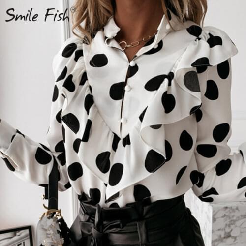 SMILE FISH Womens Office Shirts