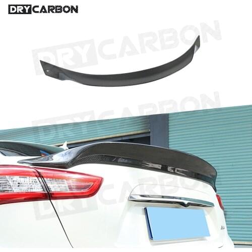 Carbon Fiber Rear Spoiler Boot Lid Wings for Maserati Ghibli Q4 2014 - 2017 FRP Car Racing Trunk Trim Spoiler Car Styling