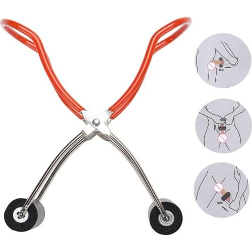 Penis Enlargement Stretch Clamp Extender Dick Massager Sex Toys For Man Enlarge Penis Cock Stretcher Roller Pull Clip Exerciser