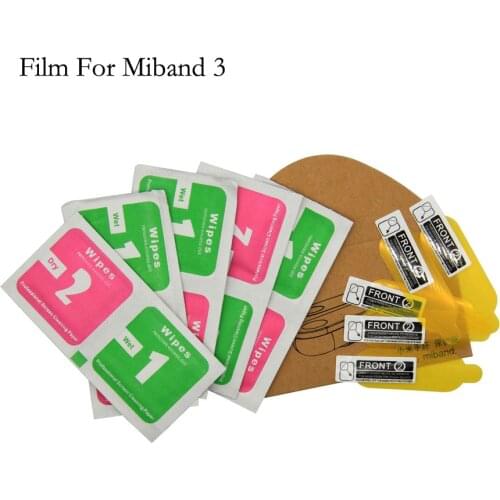 Screen Protector Film For Xiaomi Mi Band 3 Smart Wristband Bracelet Full Cover Protective Films Not Tempered Glass