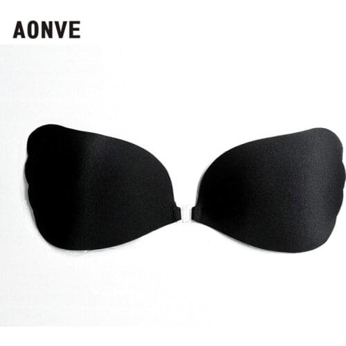 Women Nipple Cover Invisible Adhesive Breast Stickers Party Dress Underwear matching Strapless Wavy Sexy Underwear New Black