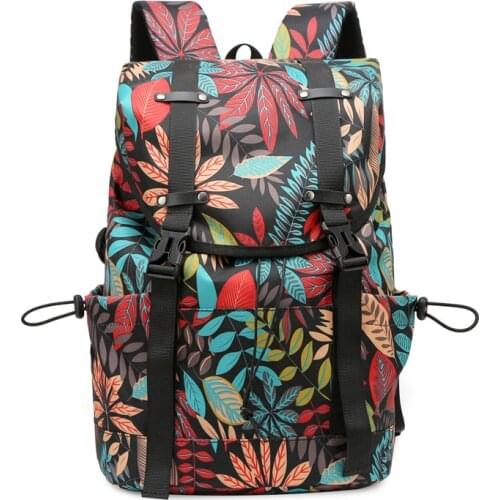 Womens Backpack For Teenage Girls School Bagpack Printing Female Leisure Travel Bagpack Large Capacity Laptop Backpack MD0162