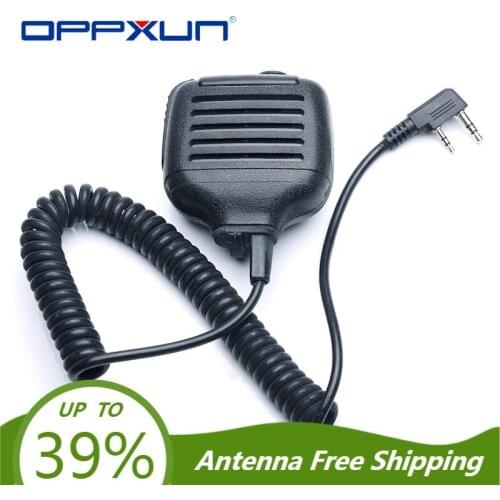 2 Pin K Type KMC-17 PTT Mic Speaker KMC17 For Kenwood TK-208 TK-220 TK-240 Baofeng UV-5R 888S UV-82 UV-T8 HYT Walkie Talkie