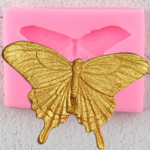 3D Butterfly Silicone Molds DIY Cake Decorating Tools Cupcake Topper Fondant Mold Candy Polymer Clay Chocolate Gumpaste Moulds