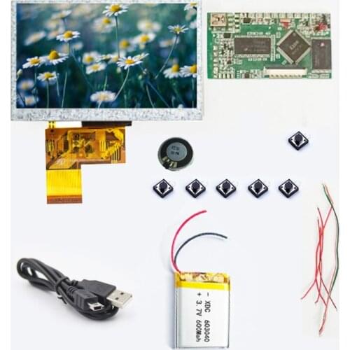 4.3 Inch LCD Screen Module Button Switch Mask DIY Electronic Component Kits Professional Manufactory Supplier LEXINGDZ