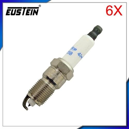 6PCS/LOT Spark Plug 41 110 For Cadillac Chevrolet GMC Hummer 41-110 12621258 41110