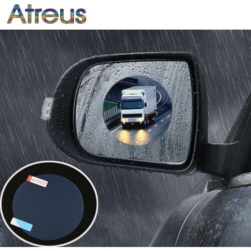 Car Rearview Mirror waterproofing Rainproof Film For Hyundai Creta Tucson BMW X5 E53 VW Golf 4 7 5 Tiguan Kia Rio Sportage 2017