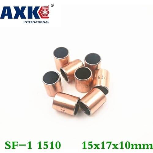Axk 50pcs Sf-1 1510 15x17x10 Mm Self Lubricating Composite Bearing Bushing Sleeve Free Shipping Sf1