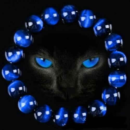 Couple Bracelet 6mm 8mm 10mm 12mm Natural Stone Bracelet Tiger Eye Bracelet Buddha Charm Bracelets Bangles For Women Men